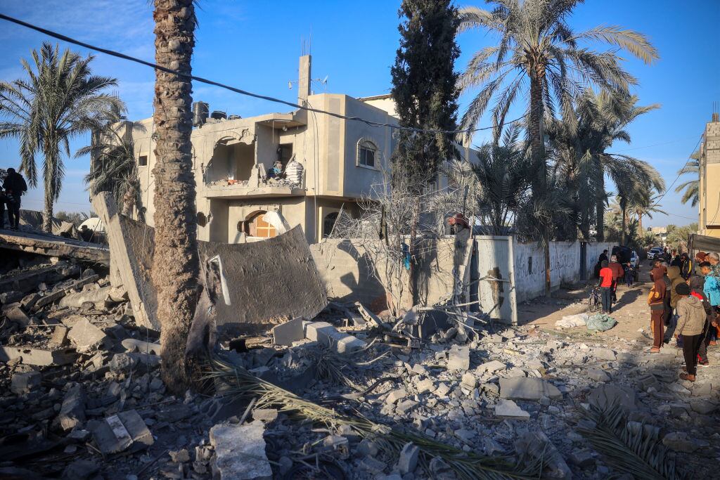 Ataques en Gaza. I Foto: EYAD BABA/AFP via Getty Images.