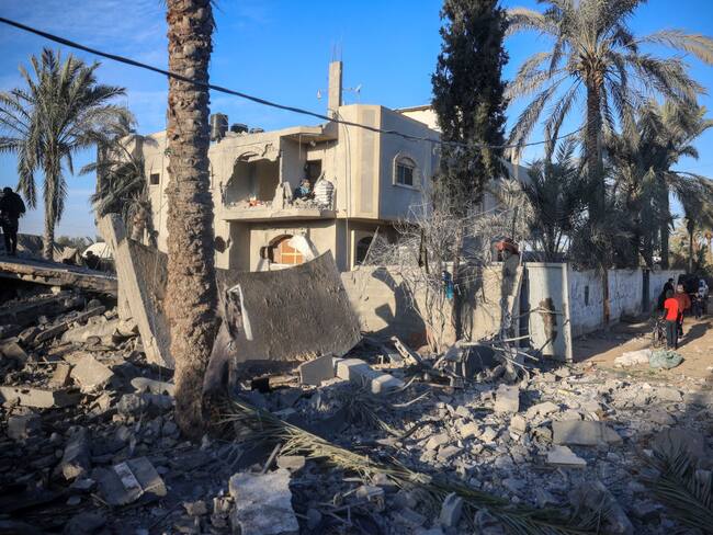 Ataques en Gaza. I Foto: EYAD BABA/AFP via Getty Images.