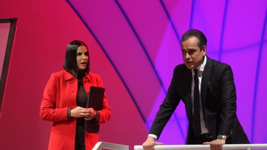 Natalia Ramírez y Jorge Enrique Abello. Foto: Colprensa.