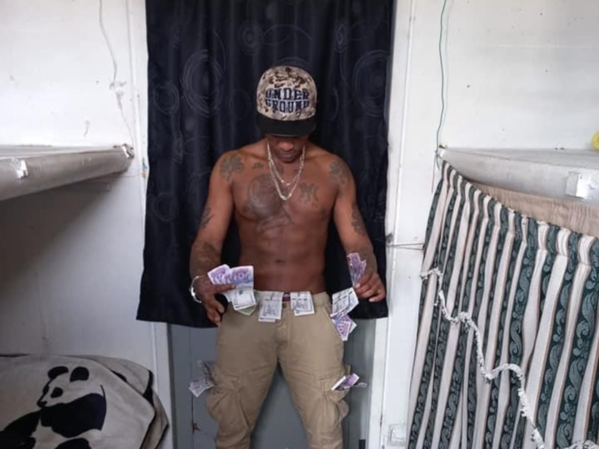 Alias 'Bayron' en la cárcel La Picota. Foto: W Radio