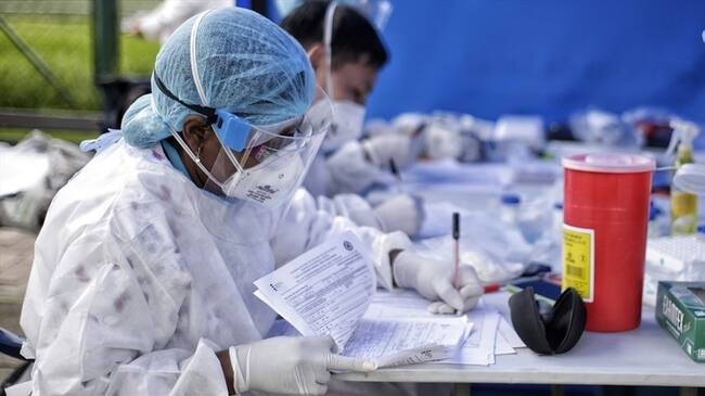 Casos de COVID-19 en Colombia. Foto: Colprensa