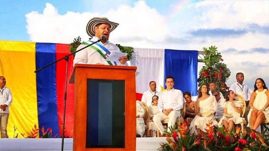 Gobernador Orlando Benítez. Foto: Cortesía.