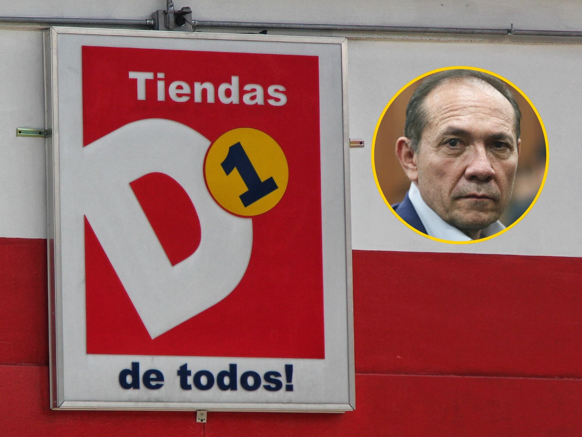 Antonio Sanguino y logo del D1. Fotos: Colprensa.