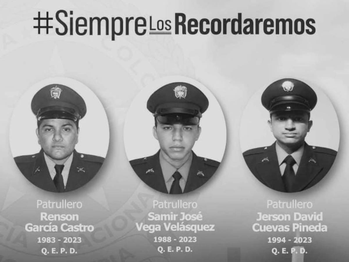 Ofrecen recompensa por el asesinato de tres policías en Norte de Santander