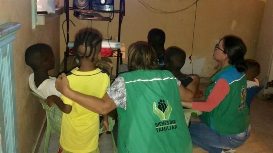 ICBF trasladará a los menores de edad a Cauca. Foto: ICBF