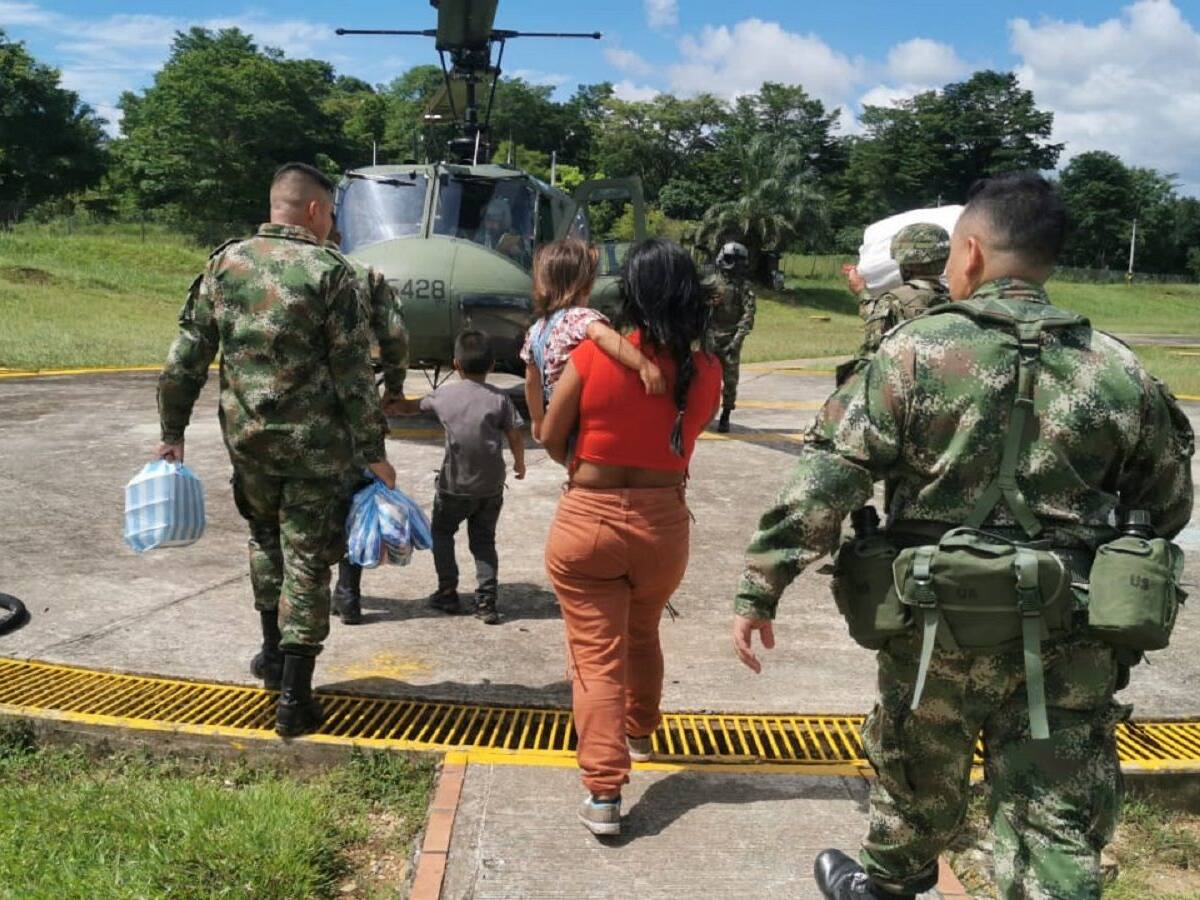 Rescatan a mujer y sus dos hijos en el Catatumbo