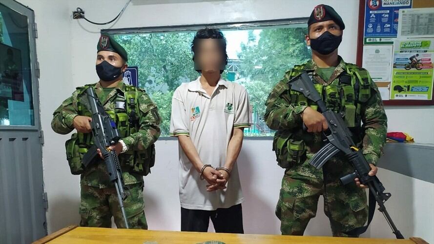 Capturan a un hombre que pretendía atentar contra la fuerza pública en Cúcuta. Foto: Colprensa