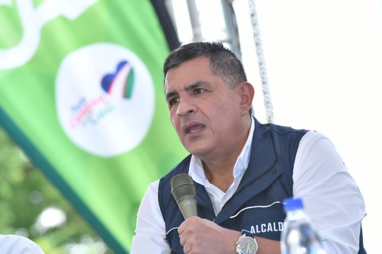 El emblemático monumento al conquistador español, pronto será levantado tras culminar un largo proceso de restauración. Foto: Alcaldía de Cali.