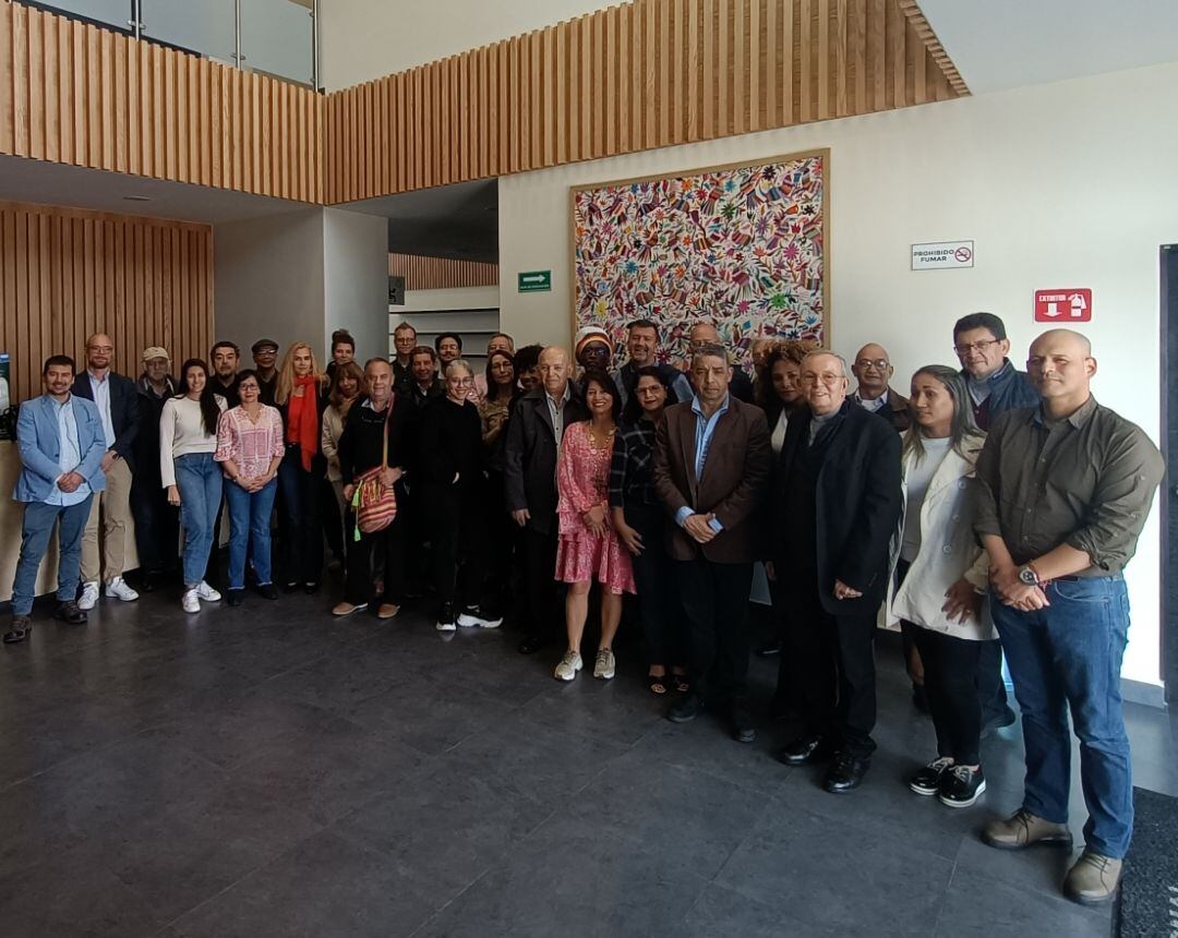 Delegación del Gobierno Colombiano llega a México para segundo ciclo de negociación. Foto: Cortesía.