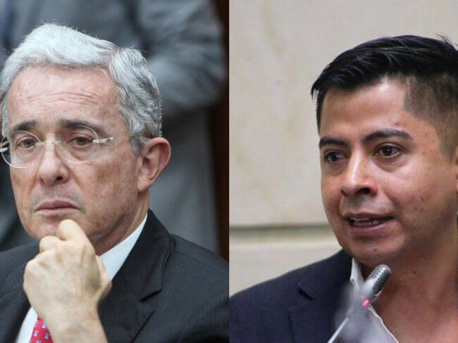 Álvaro Uribe y Ariel Ávila. Fotos: Colprensa.
