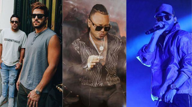 Cali & El Dandee, Mr.Black y Dalmata. Foto: Cortesía