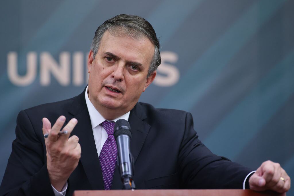 Canciller mexicano, Marcelo Ebrard. Foto: Getty Images)