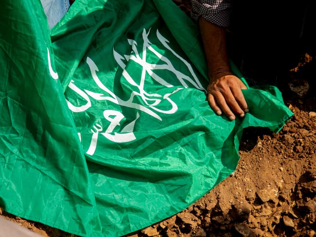 Hamás. Foto: Wahaj Bani Moufleh / Middle East Images / Middle East Images via AFP