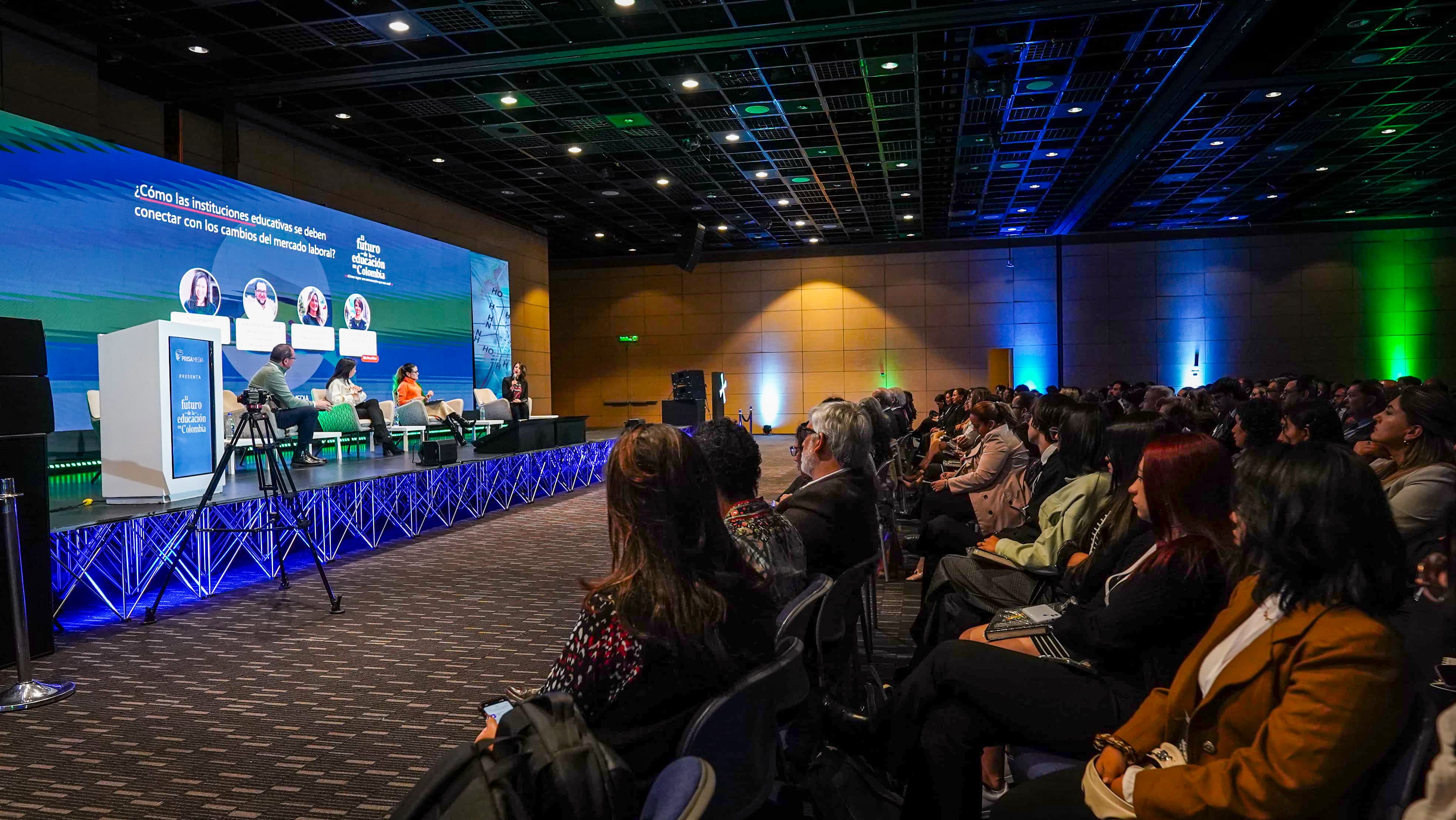 Esta vez, 'El Futuro de la Educación' llegó a Bogotá, después de haberse desarrollado previamente en Medellín y Cali. | Foto: Prisa Media