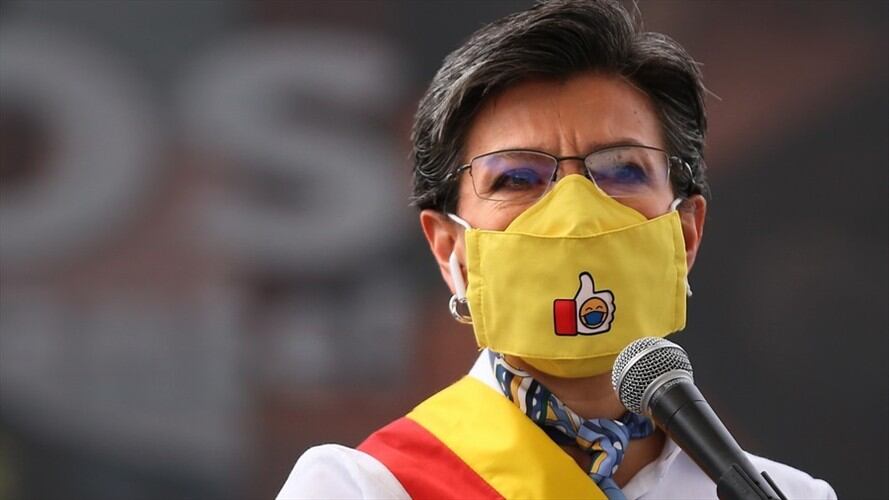 "Es una intermitencia entre la ausencia y el abuso de fuerza", dijo la alcaldesa Claudia López. Foto: Colprensa / SERGIO ACERO