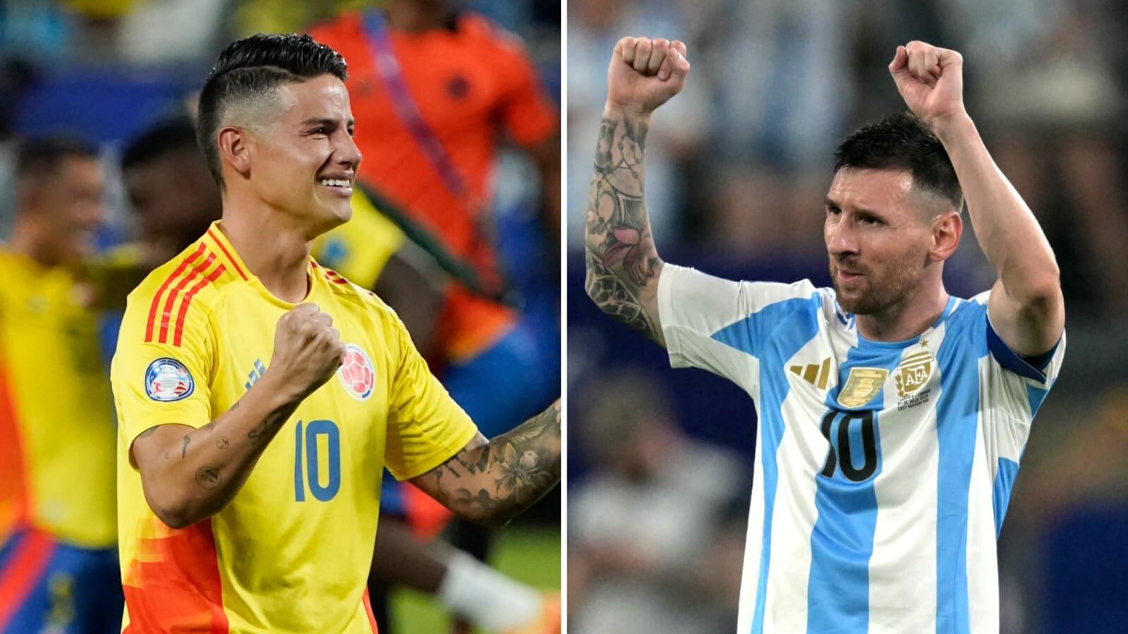 Colombia vs. Argentina, final Copa América 2024