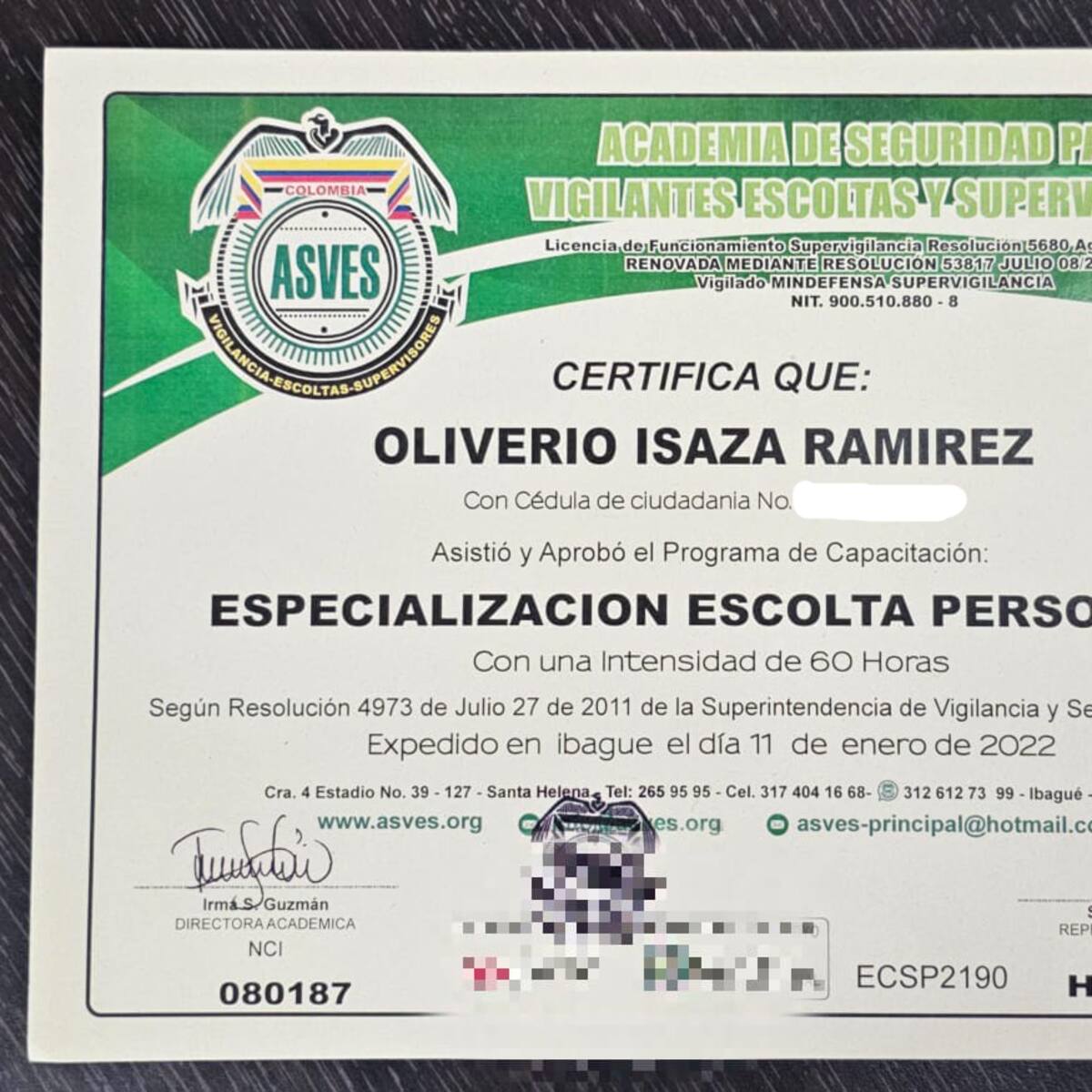Empresas de vigilancia y seguridad privada estaban al servicio de alias ‘Terror’, según la Policía