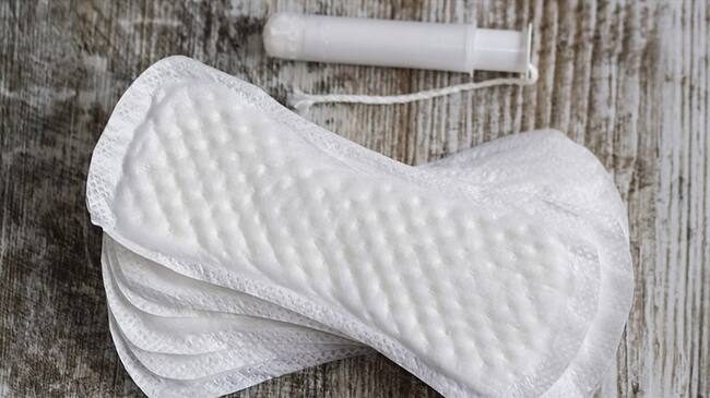 Imagen de referencia de toallas higiénicas. Foto: Getty Images