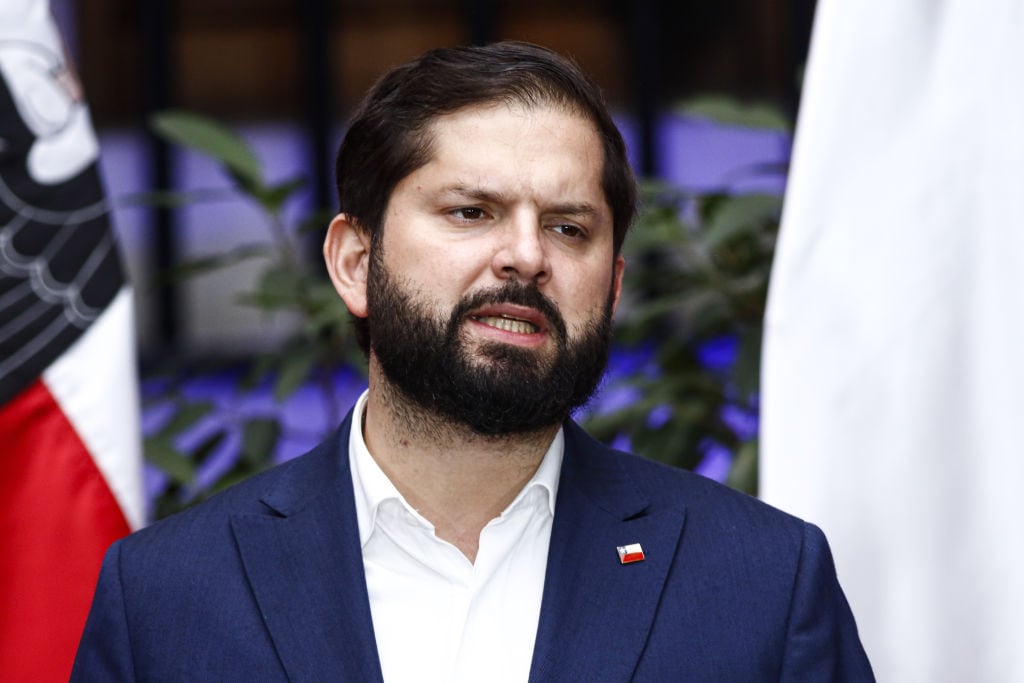 Gabriel Boric, presidente de Chile. I Foto: Lucas Aguayo Araos/Anadolu via Getty Images.