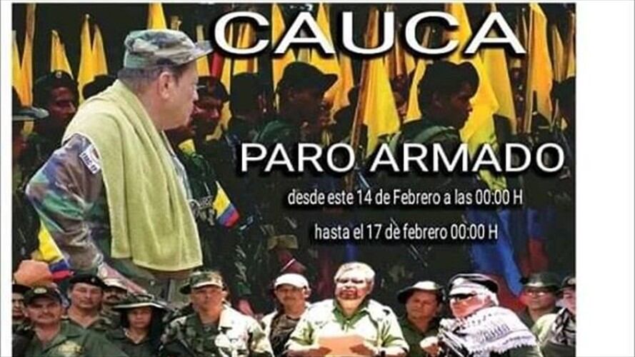 Las amenazas generaron alerta en la región y se sumaron a la preocupación ocasionada por un supuesto paro que realizará el Eln . Foto: Cortesía