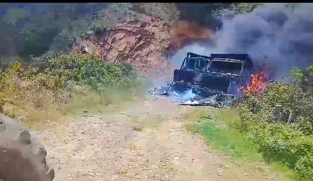 Los hechos se registraron en zona rural del municipio de Bolívar. Crédito: Red de Apoyo Cauca.