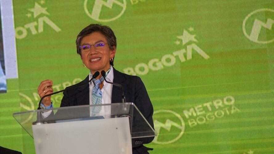 La decisión se da tras la molestia que generaron las declaraciones de la alcaldesa Claudia López sobre la supuesta participación de Colombia Humana en algunos actos vandálicos. Foto: Getty Images / SEBASTIÁN BARROS