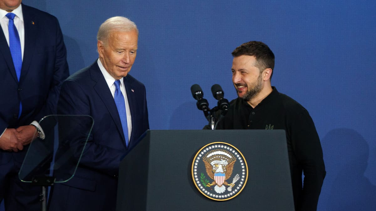 Video: así fue la reacción de Volodímir Zelenski cuando Joe Biden lo llamó “Putin”