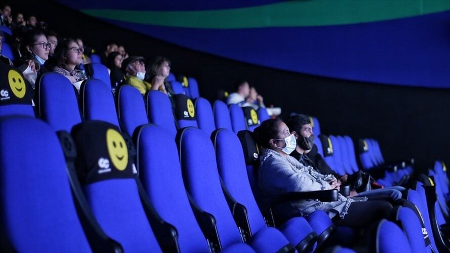 Reapertura de los cines en el país. Foto: Colprensa