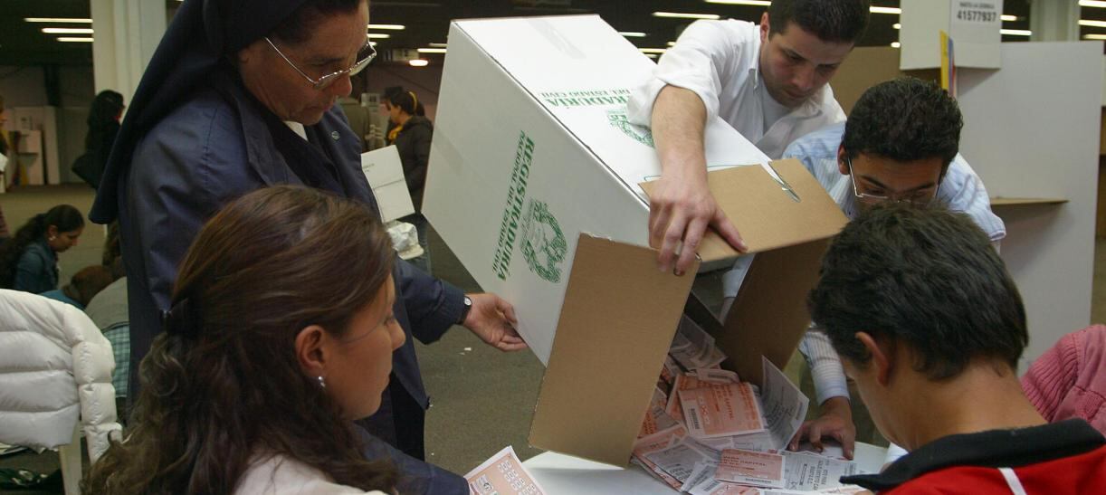 Preconteo escrutinio de votos | Foto: Colprensa