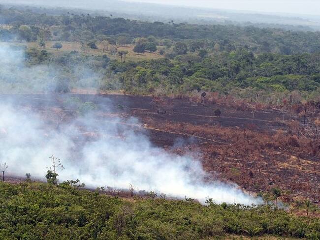 Los problemas iniciaron desde la mañana cuando un grupo de campesinos de la región se enfrentaron con militares. Foto: Colprensa