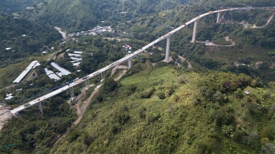 Calzada entre Combeima y el Valle de Cocora. Foto: Agencia Nacional de Infraestructura