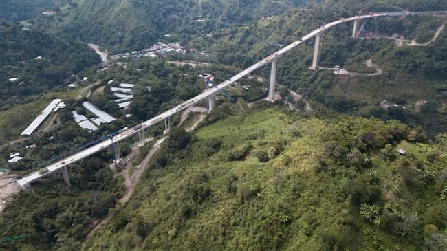 Calzada entre Combeima y el Valle de Cocora. Foto: Agencia Nacional de Infraestructura