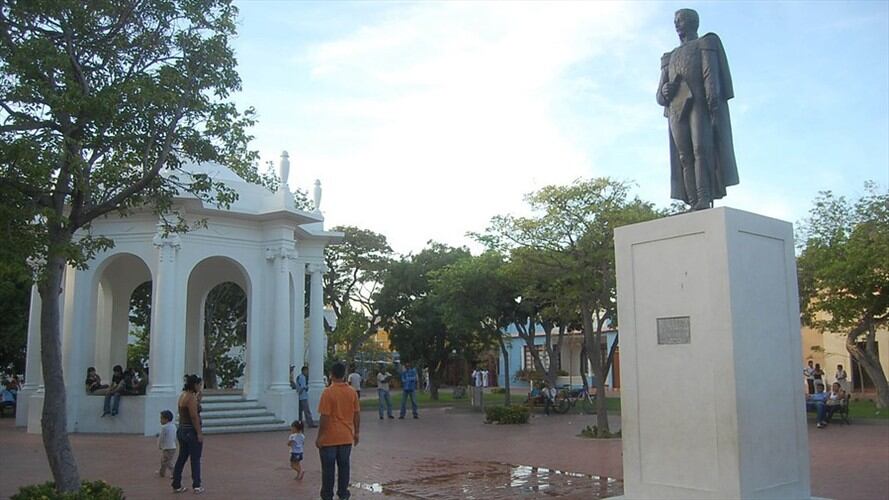 El Parque de los Novios fue el epicentros de manifestaciones durante este fin de semana. Foto: Colprensa