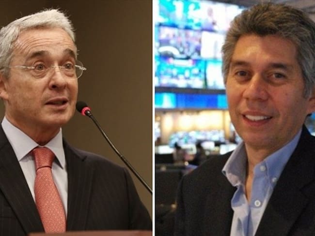 Álvaro Uribe / Daniel Coronell. Foto: W Radio