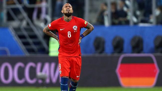 El centrocampista chileno, Arturo Vidal. Foto: Getty Images