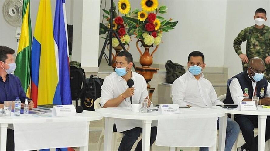 El recorrido de los funcionarios del Gobierno Nacional cubrió los municipios de Argelia, Caloto y Corinto.. Foto: Cortesía: MinDefensa