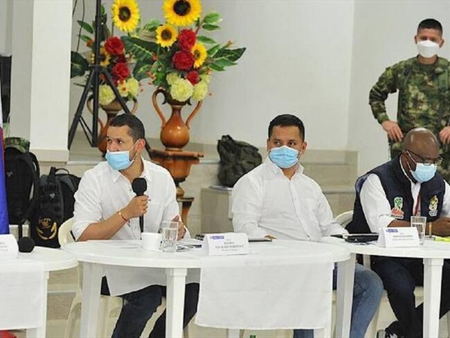 El recorrido de los funcionarios del Gobierno Nacional cubrió los municipios de Argelia, Caloto y Corinto.. Foto: Cortesía: MinDefensa