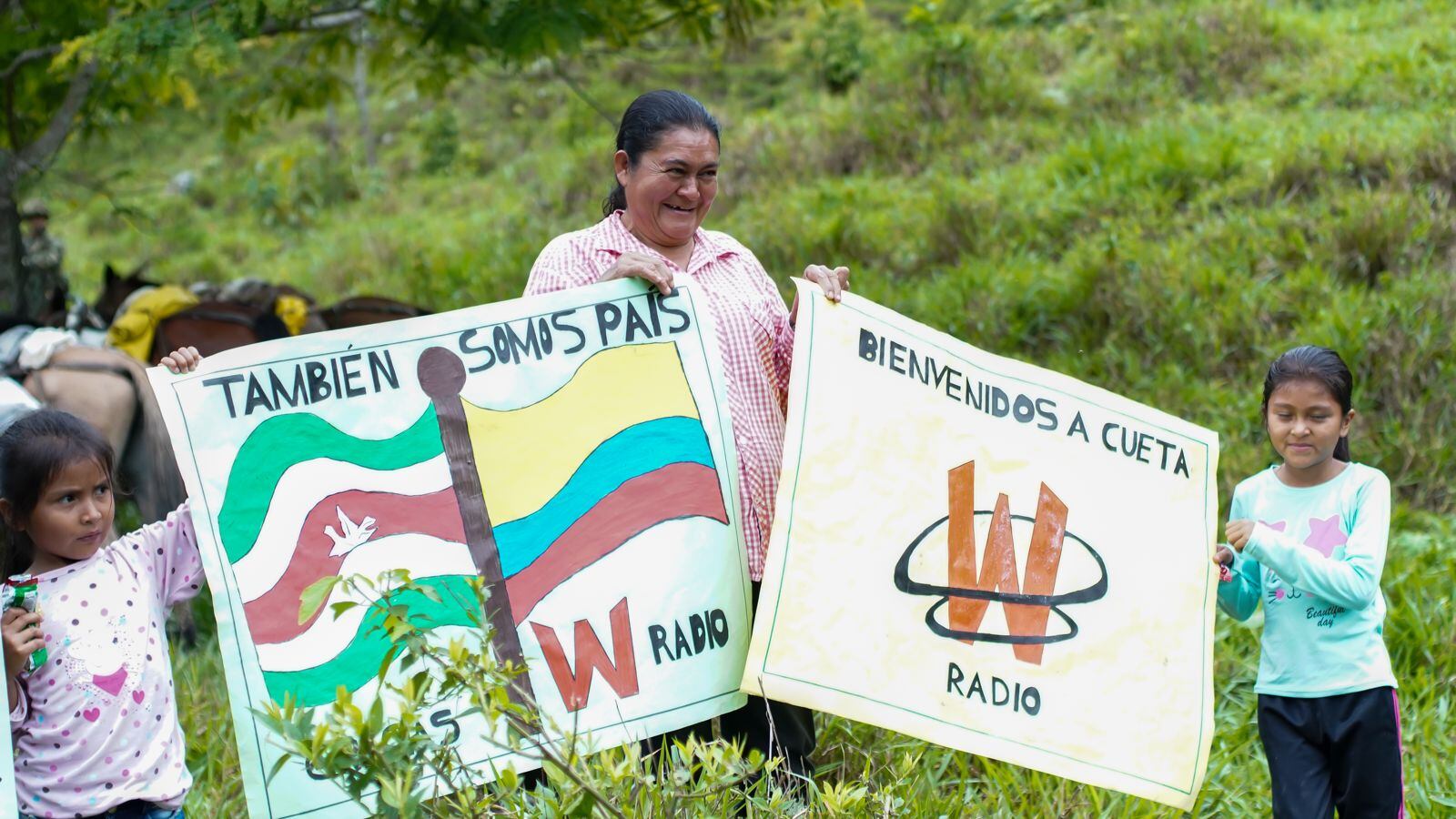 Bienvenida de a W Radio en Labranzagrande