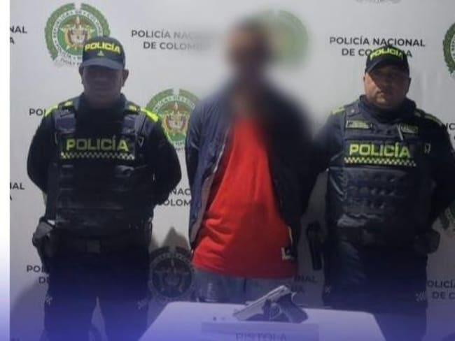 Los capturados se dieron por los delitos como porte legal de armas de fuego. // Policía de Santa Marta