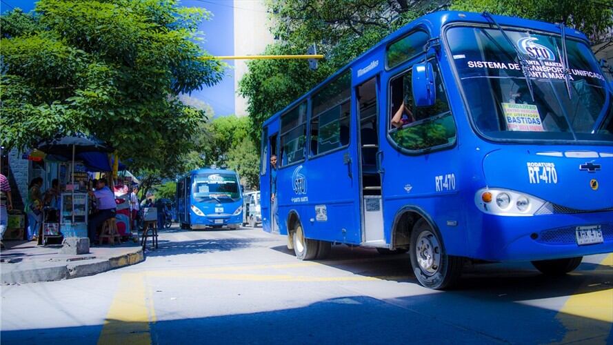 Promueven singular protesta por alza del transporte público en Santa Marta. Foto: Ian Farouk Simmonds