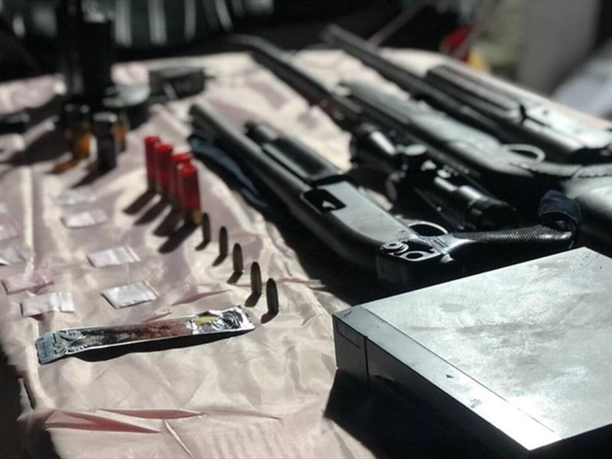 Autoridades hallan arsenal de armas en el departamento de Nariño