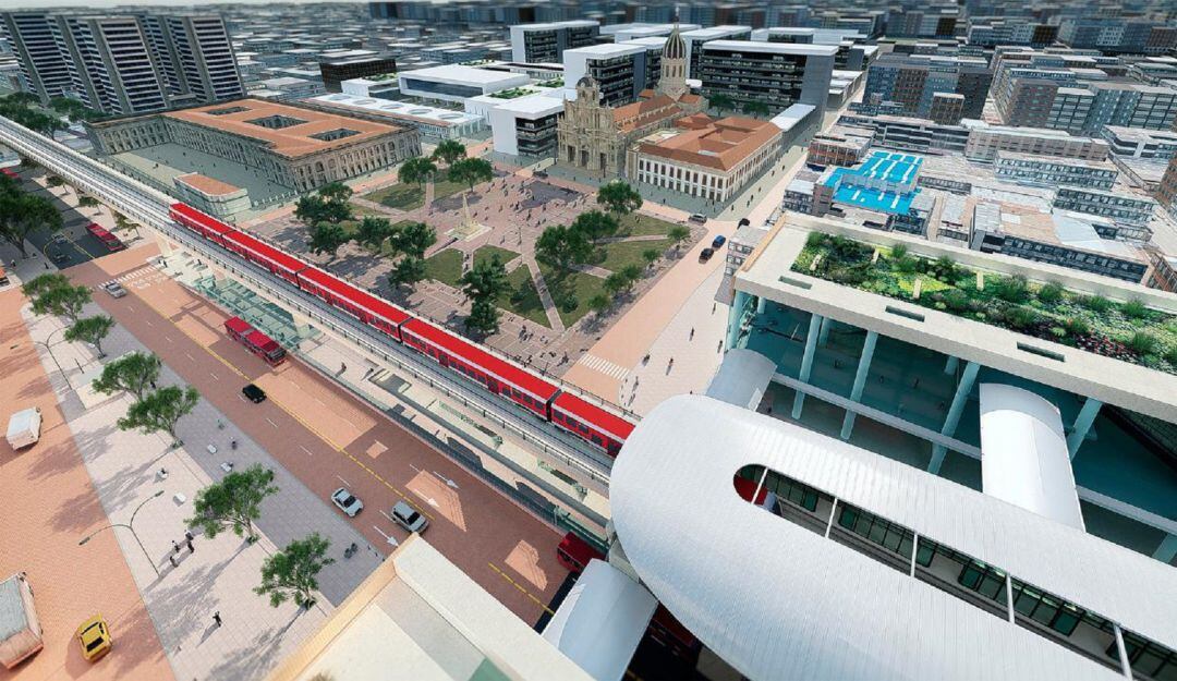 Línea 2 del metro de Bogotá. Foto archivo: Cortesía Metro de Bogotá