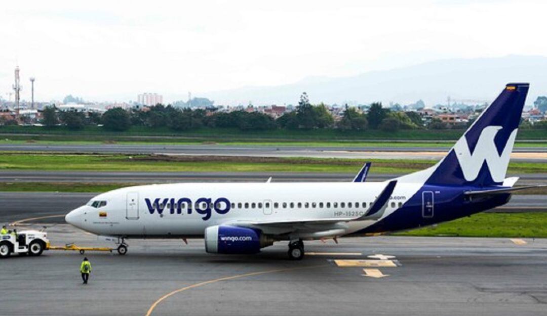 Avión de Wingo. Foto: Colprensa.