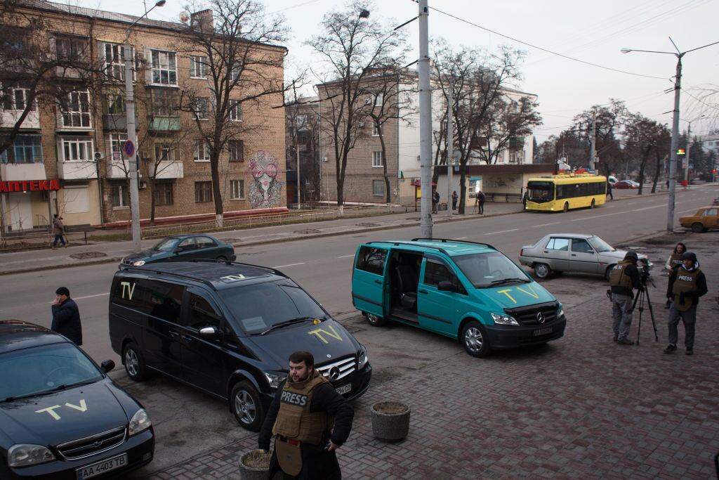 Periodistas en Ucrania (Photo by Anastasia Vlasova/Getty Images)