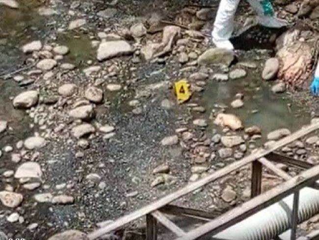 Cuerpo desmembrado en Risaralda. Crédito: Archivo W Radio