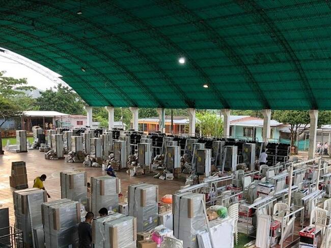 Con unidades de negocio apoyan a 81 familias desplazadas en El Tarra, Norte de Santander. Foto: Cortesía