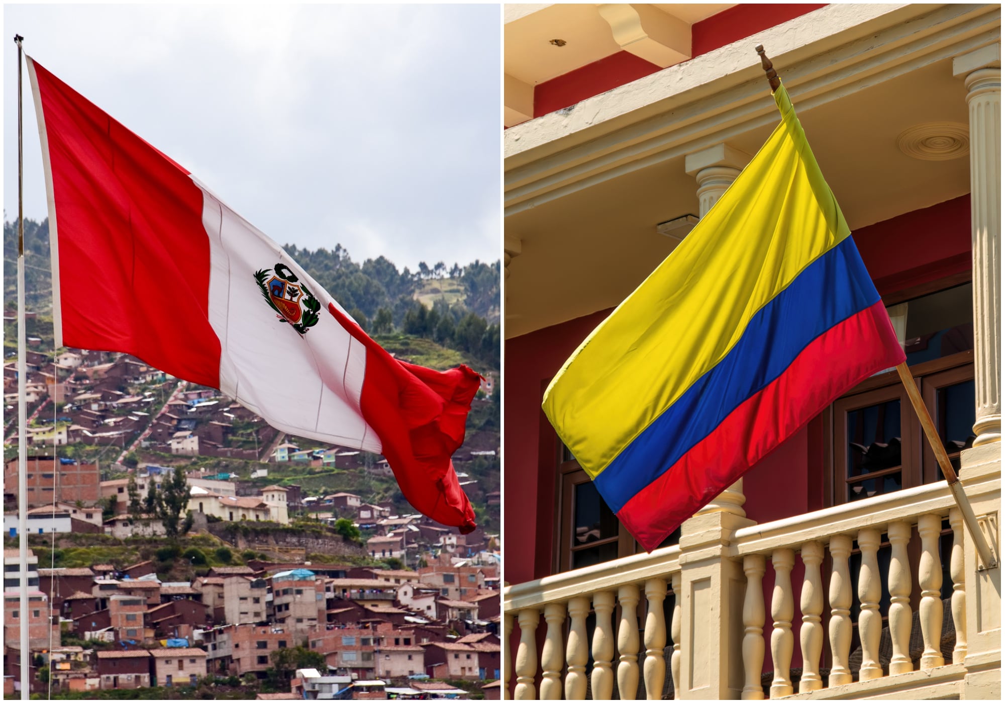 Canciller peruano reveló que su país retiró bandera de Colombia izada en pueblo fronterizo. Foto: Getty Images.