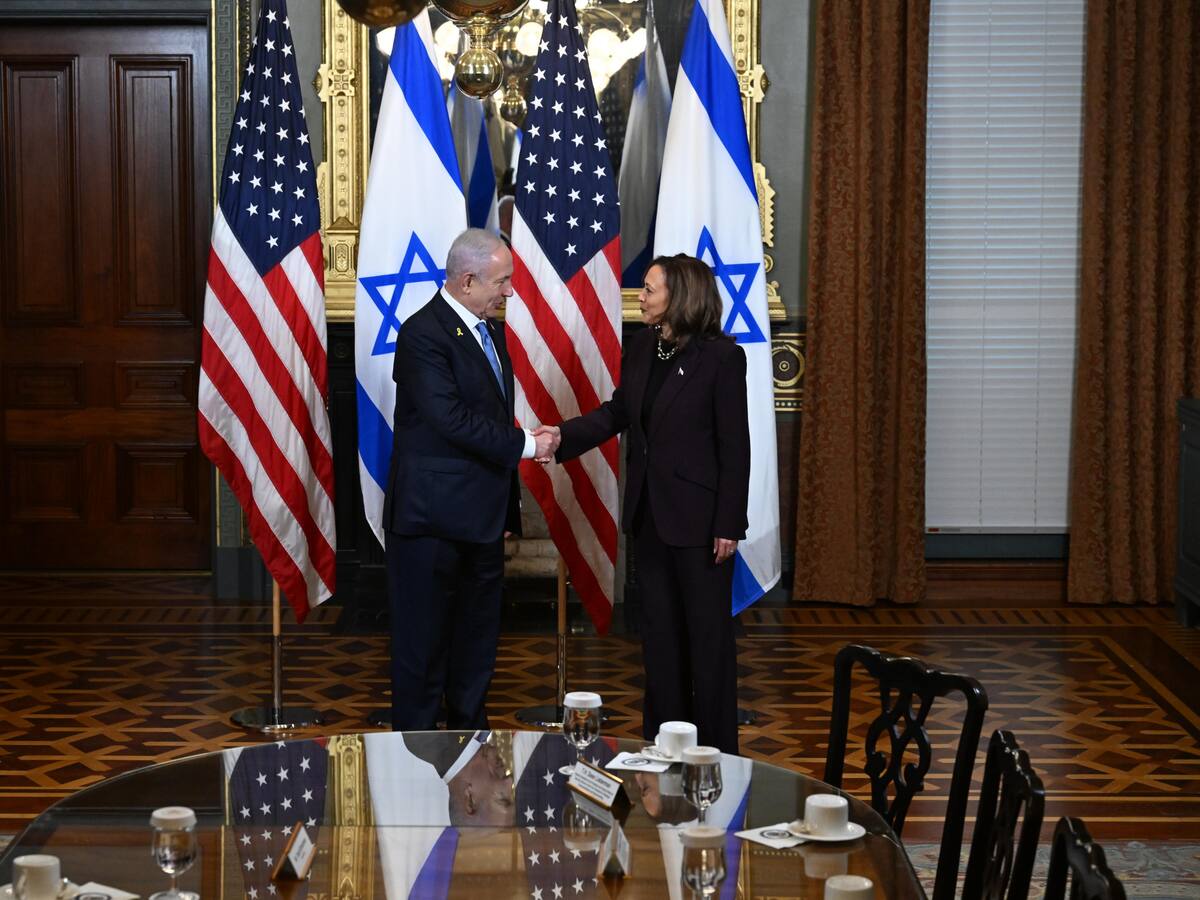Kamala Harris, tras reunirse con Netanyahu: llegó el momento de poner fin a la guerra
