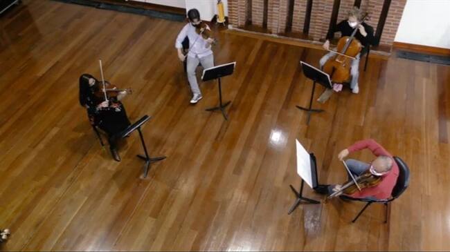 El detalle de la Orquesta Filarmónica de Bogotá para el día del padre. Foto: Captura de pantalla