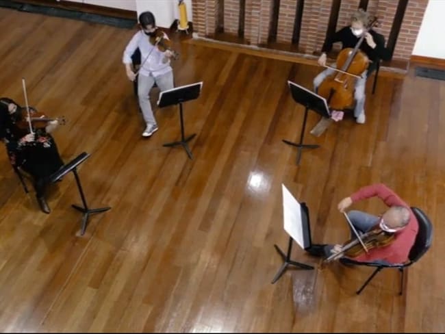 El detalle de la Orquesta Filarmónica de Bogotá para el día del padre. Foto: Captura de pantalla